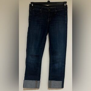 Citizens Of Humanity Deep Indigo Dani Cropped Jeans